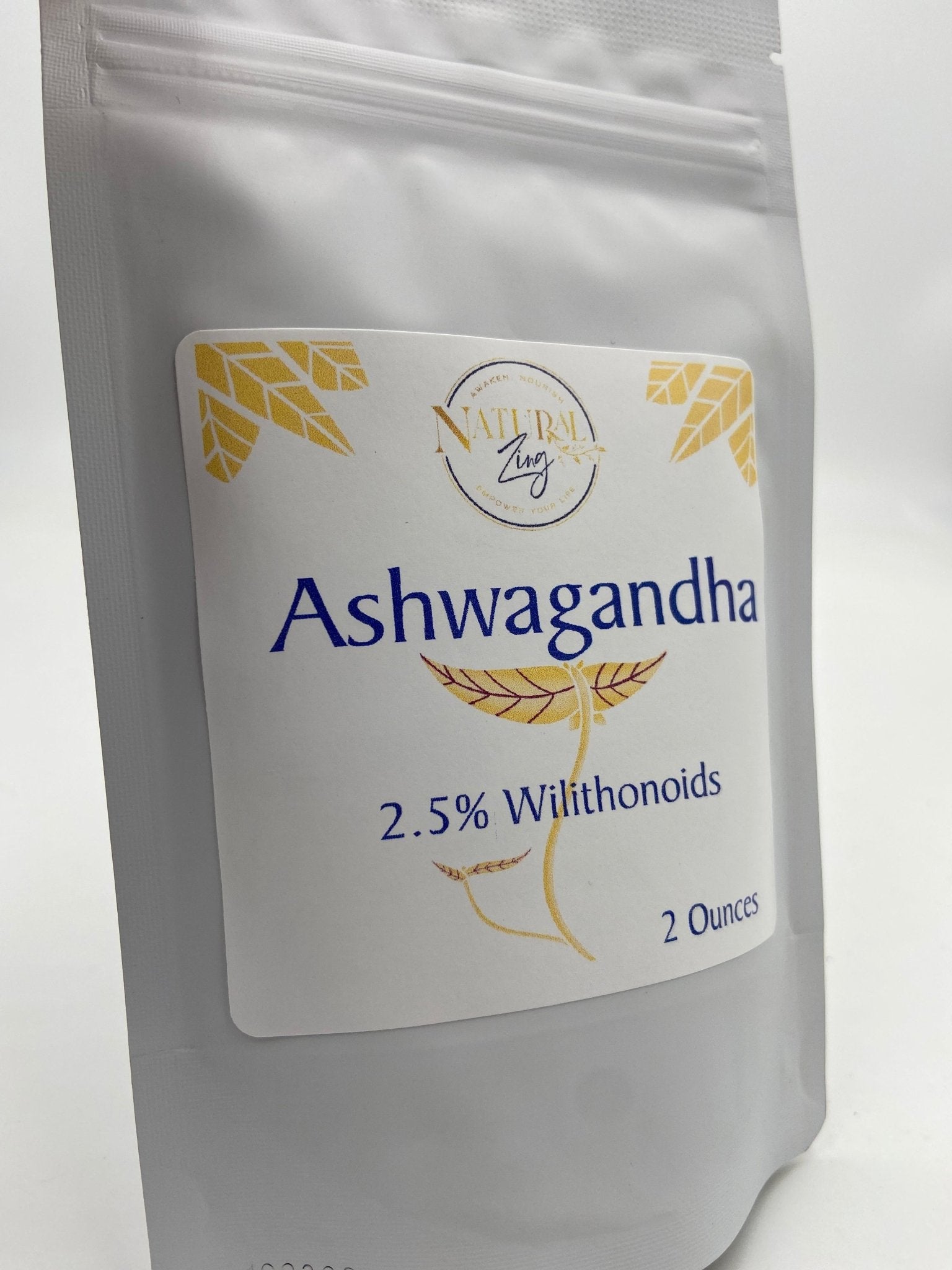 Ashwagandha Extract Powder - Natural Zing