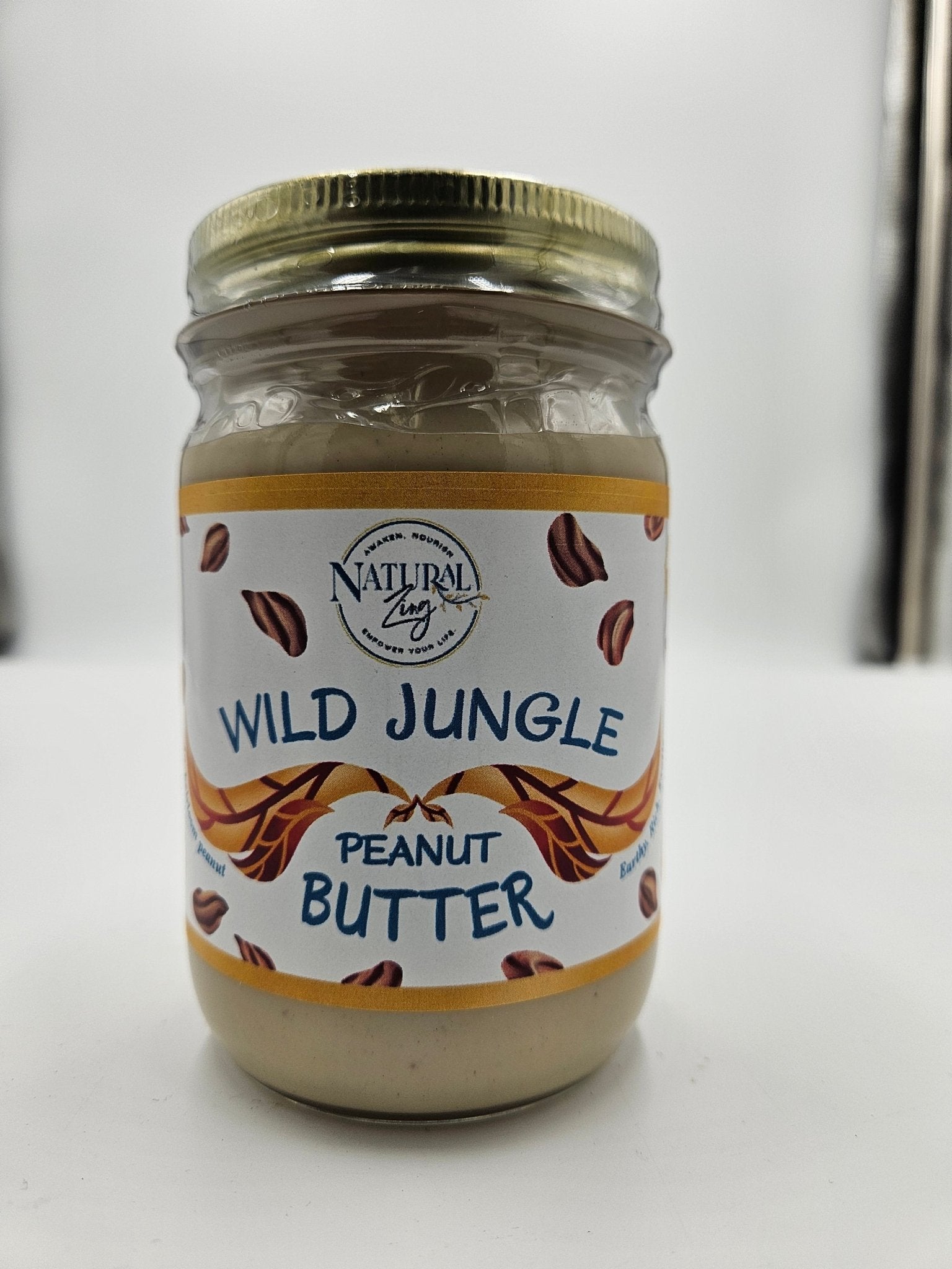Jungle Peanut Butter 12oz - Natural Zing