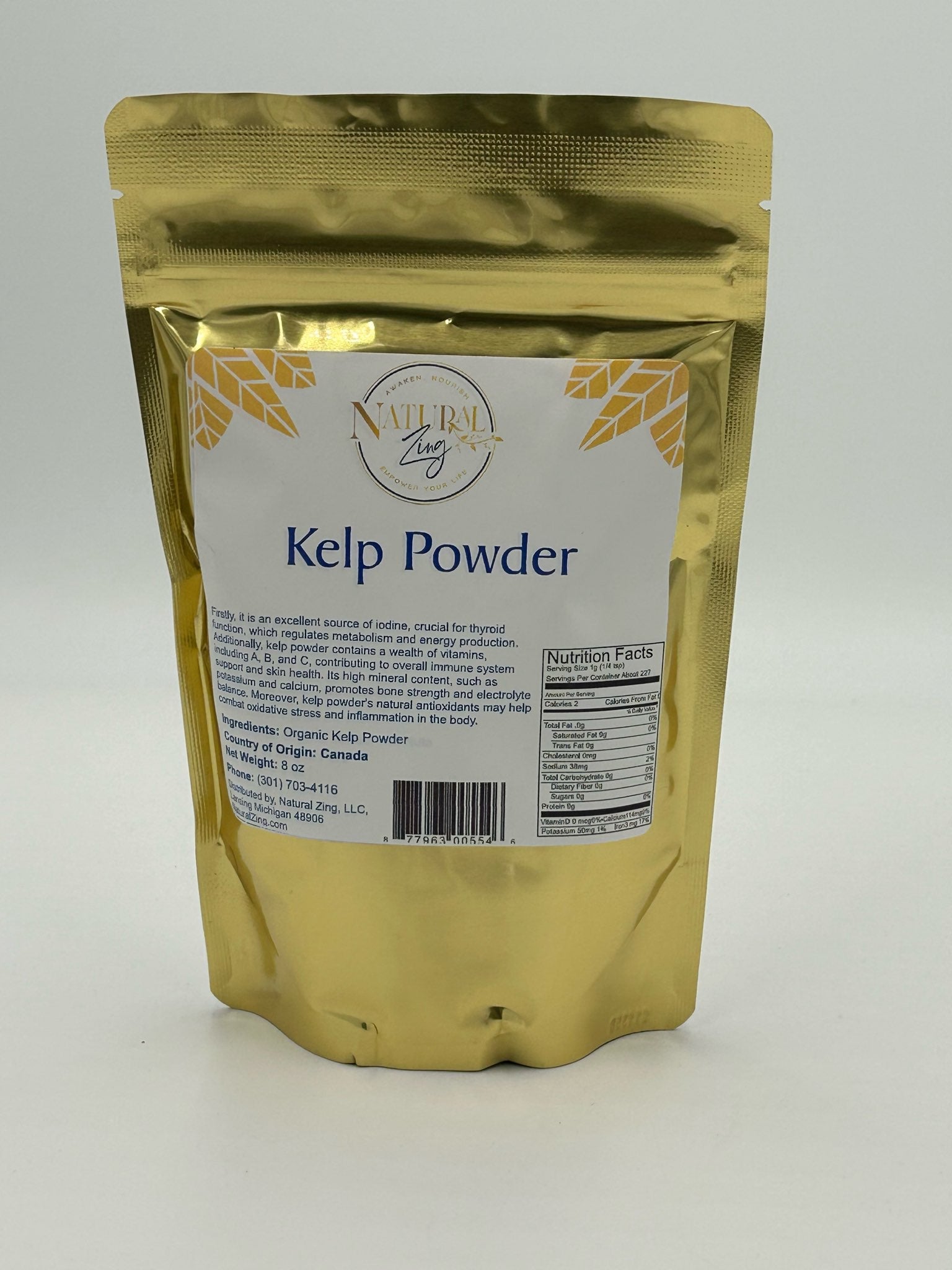 Kelp Powder (Fine Ground) 8 oz