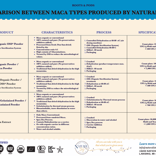 Maca Root Powder - Natural Zing