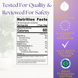 Vital Purple: High Flavanol Cocoa Nibs 10z | High Antioxidant | Low Cadmium | Raw Cacao - Natural Zing
