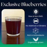 Wild Blueberry Powder | Antioxidants | Wildcrafted, Selected, Rare | Anthocyanins | 8.8 oz - Natural Zing