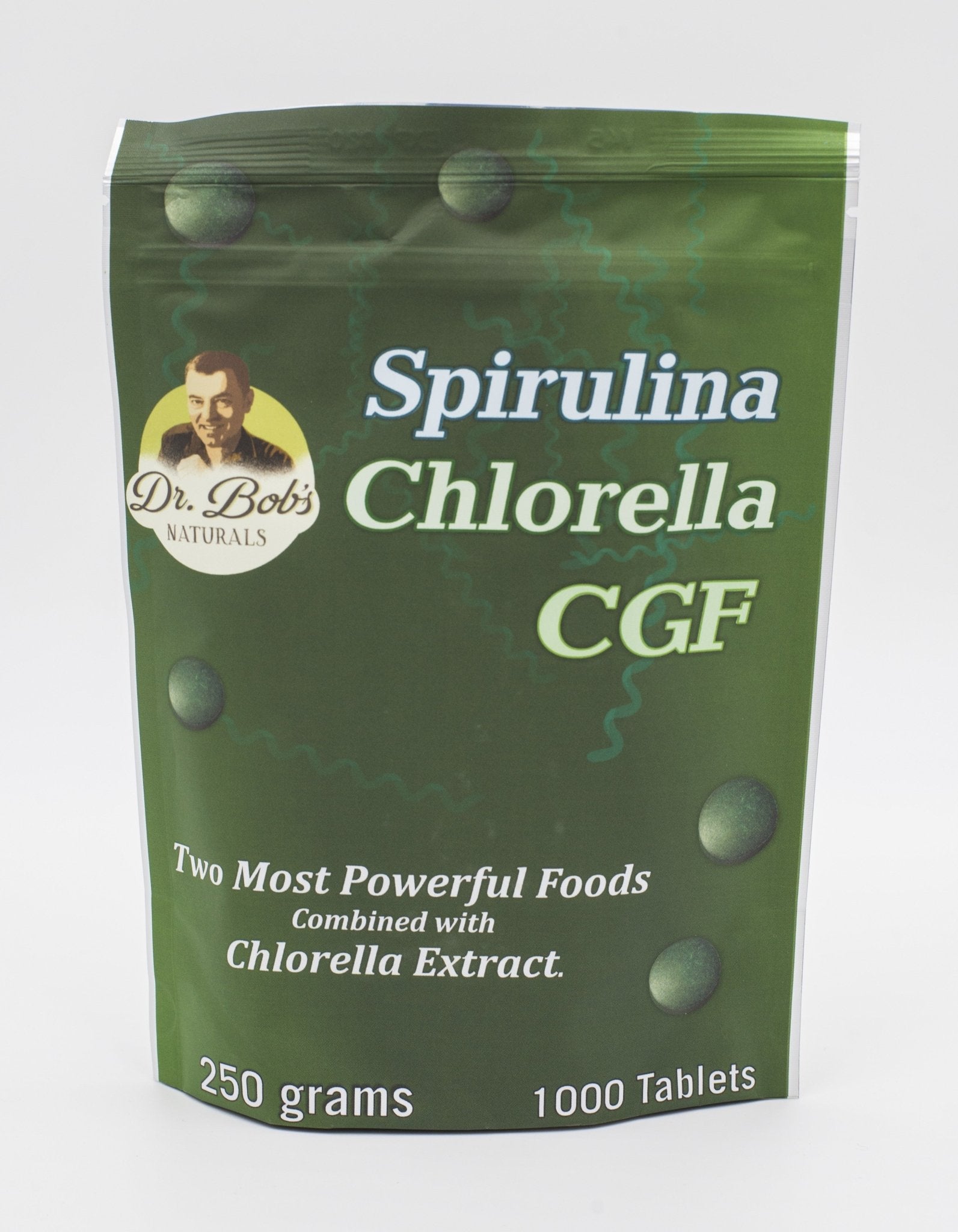 45% Chlorella 45% Spirulina 10% CGF Tablets