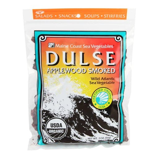 Maine Coast Applewood Smoked Dulse, Whole (Raw, Organic) 2 oz