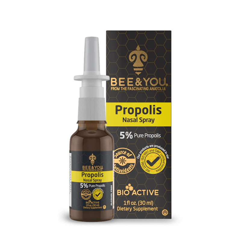 Bee & You Natural Propolis Nasal Spray 1 fl oz - Natural Zing