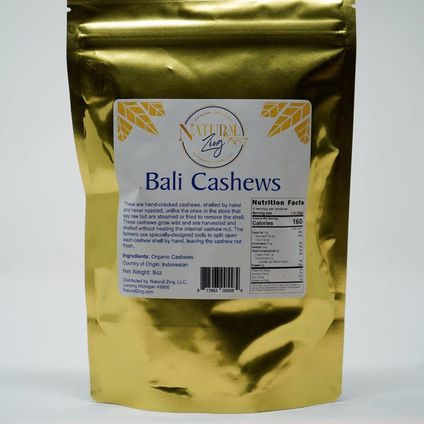 Cashews 8 oz Indonesian - Natural Zing