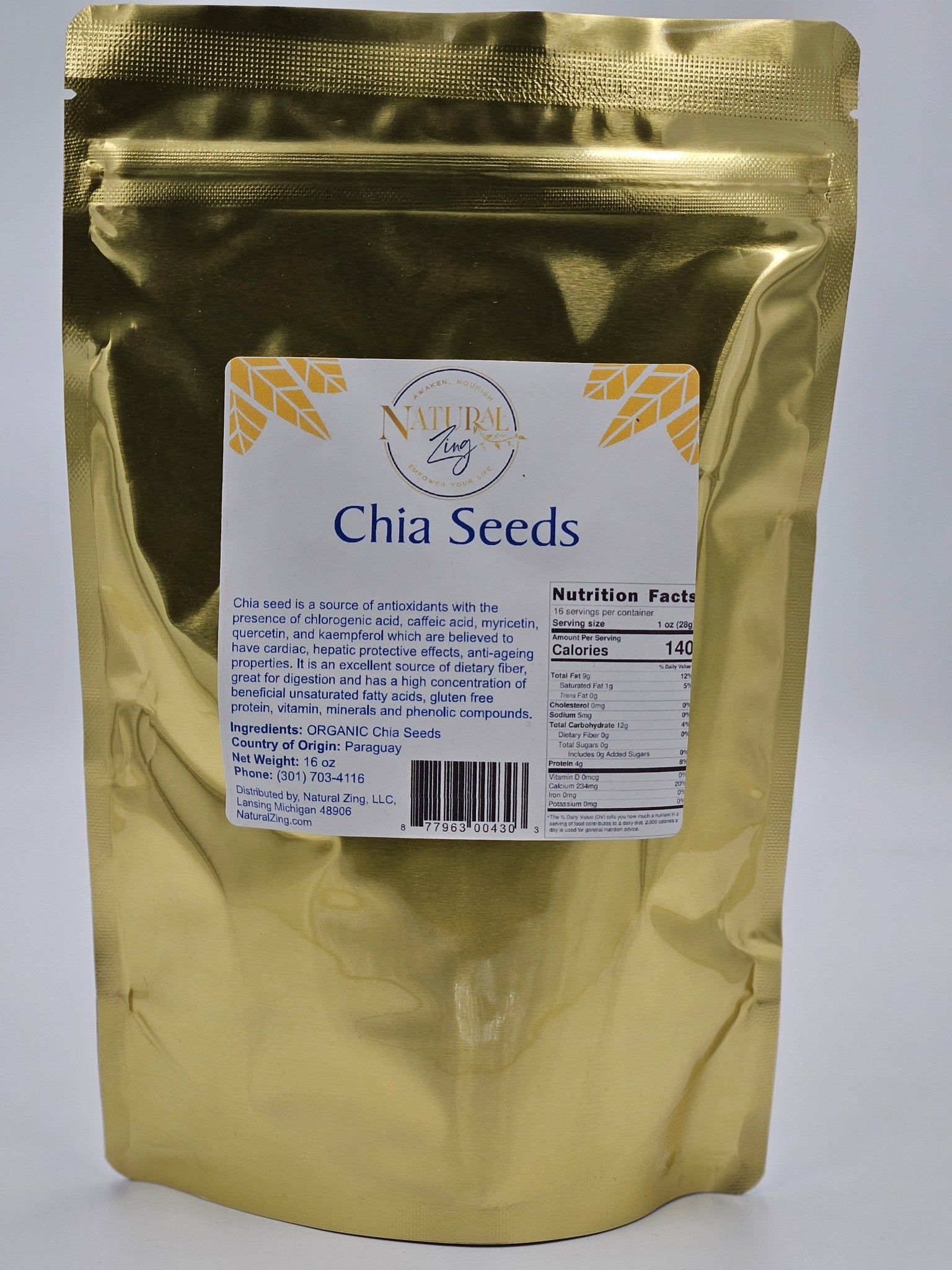 Chia Seeds 16 oz