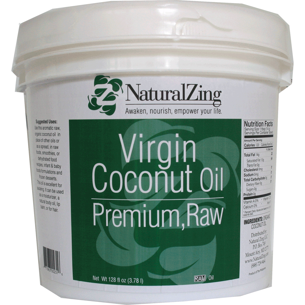 Coconut Oil (Virgin) Gallon - Natural Zing