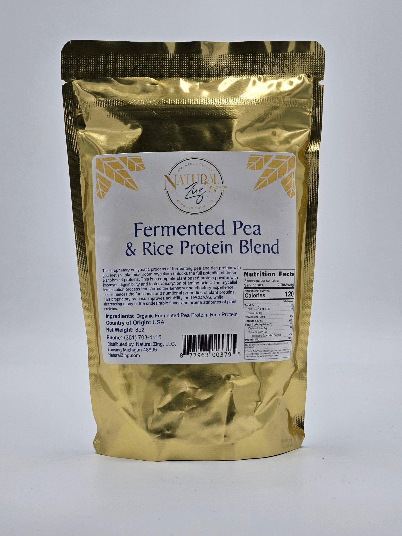 Fermented Brown Rice/Pea Protein Blend 8 oz