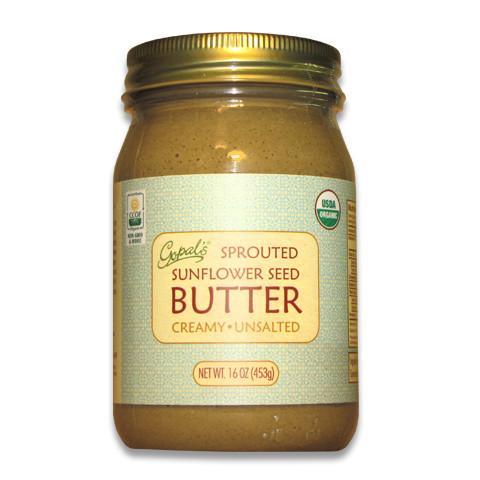 Gopal's Sprouted Sunflower Seed Butter (Unsalted) 16 oz