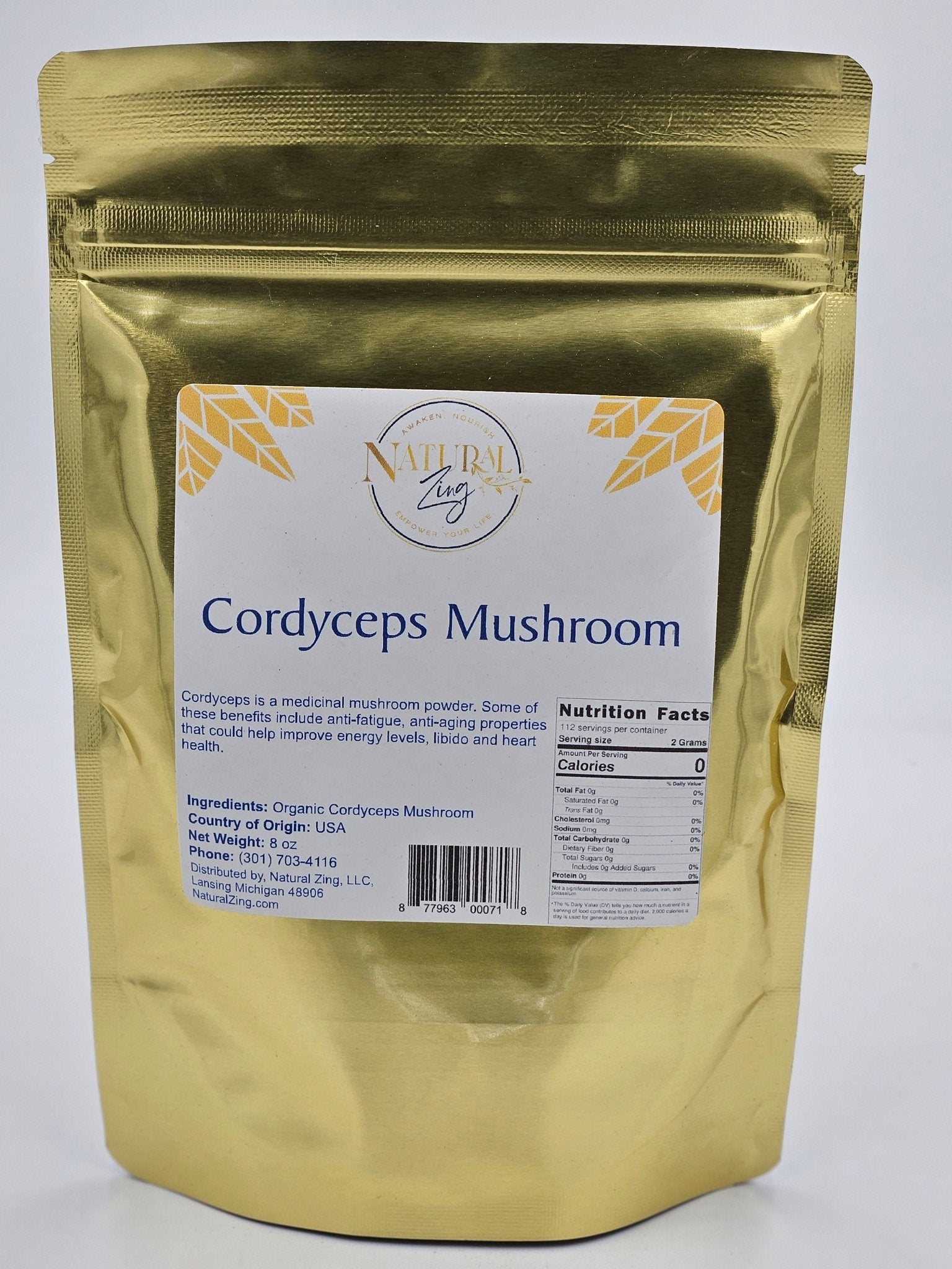 Mushroom Powder, Cordyceps 8 oz