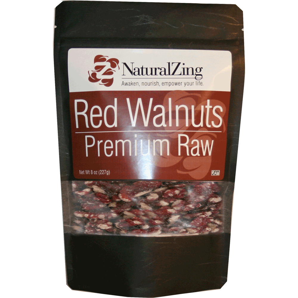 Red Walnut Halves  8 oz