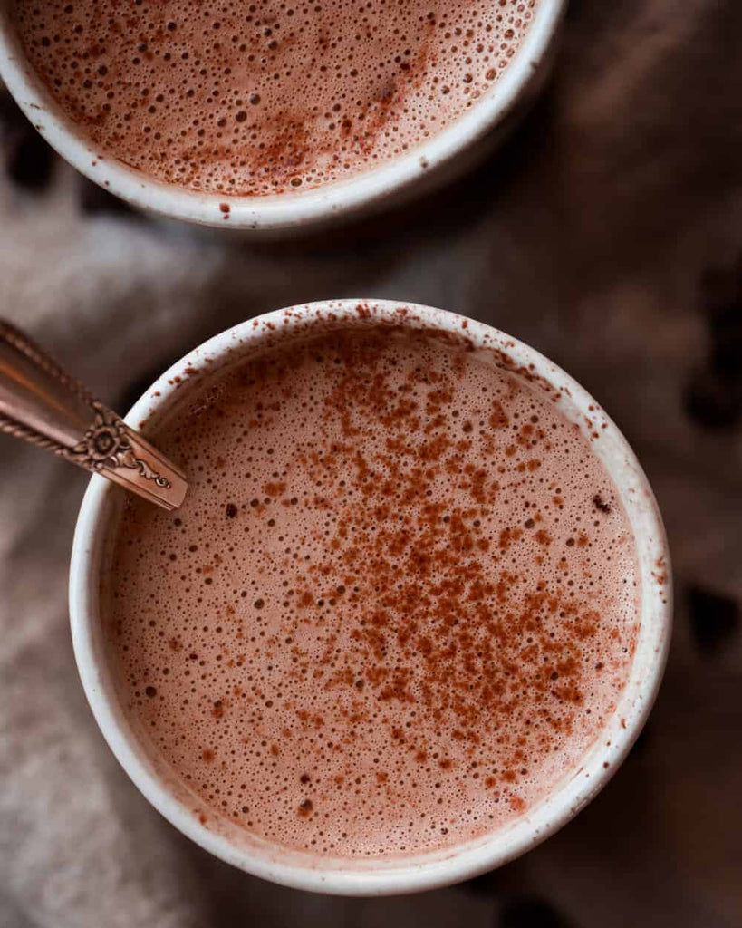 Mushroom Hot Cacao Latte for Balance