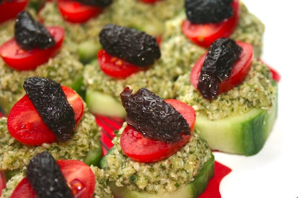 Pesto Herb Canapes - Natural Zing