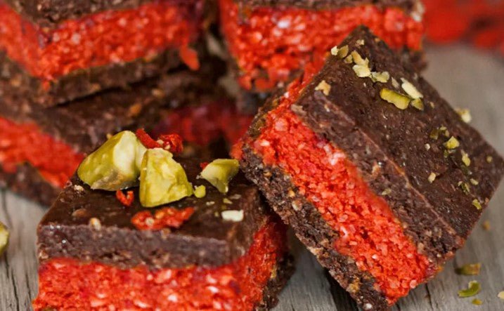 Raw Goji Berry Stuffed Chocolate Treats