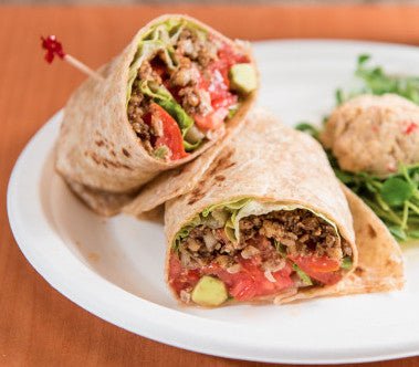 Spicy Walnut Burritos, Raw Vegan - Natural Zing