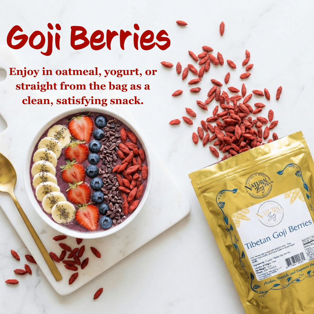 Authentic Tibetan Goji Berries - Natural Zing