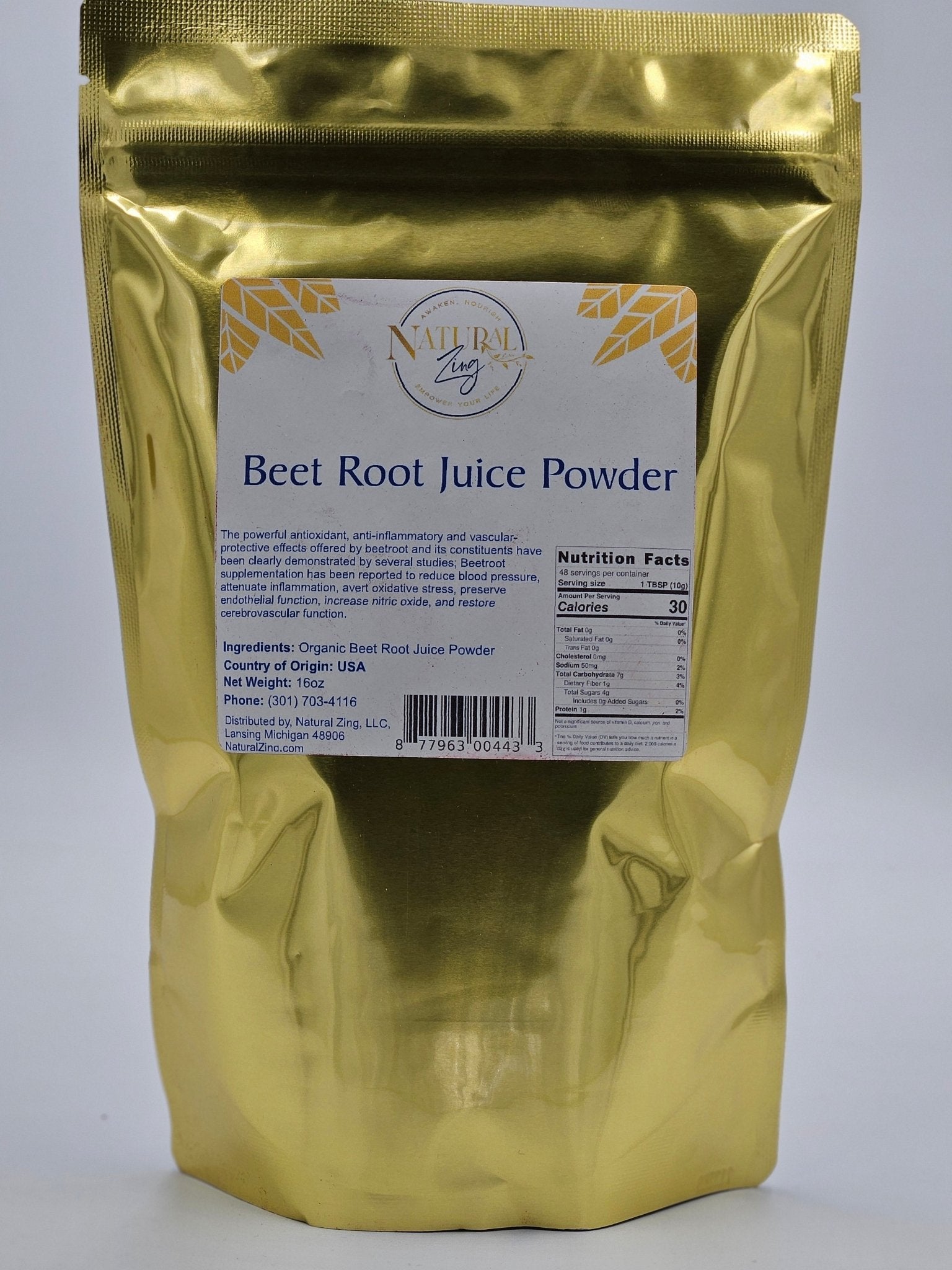 Beet Root Juice Powder - Natural Zing