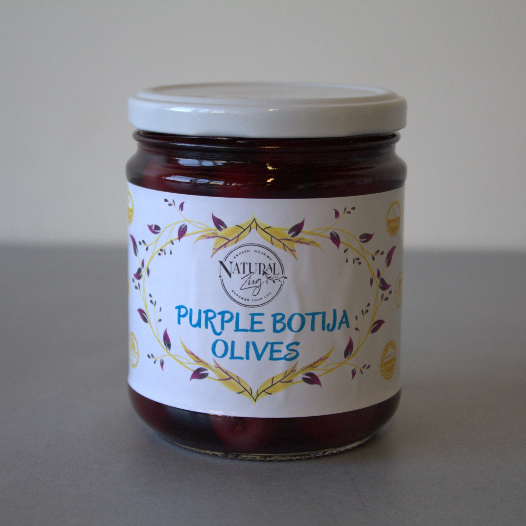 Botija Olives- Purple, Regular – Natural Zing