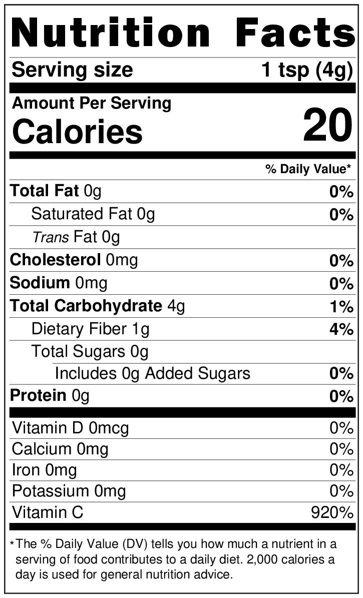 Camu Camu Powder - 12 % Vitamin C