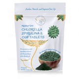 Chlorella/Spirulina/Chlorella Growth Factor Tablets 45/45/10 - Natural Zing