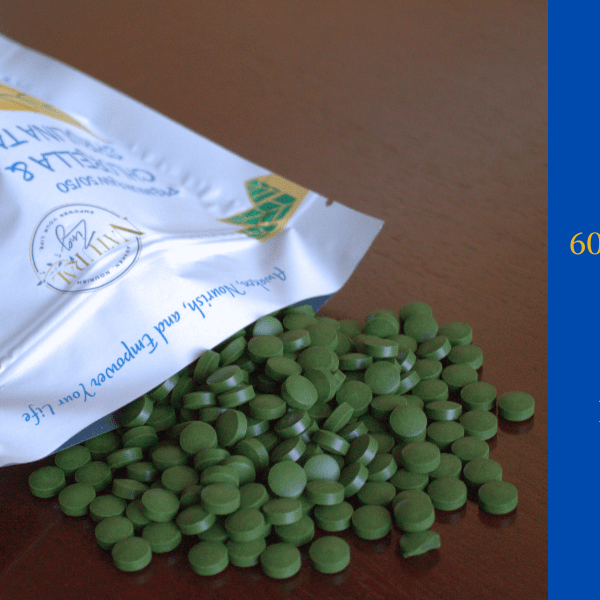 Chlorella/Spirulina/Chlorella Growth Factor Tablets 45/45/10 - Natural Zing