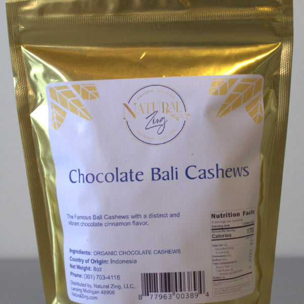 Chocolate Bali Cashews - Natural Zing