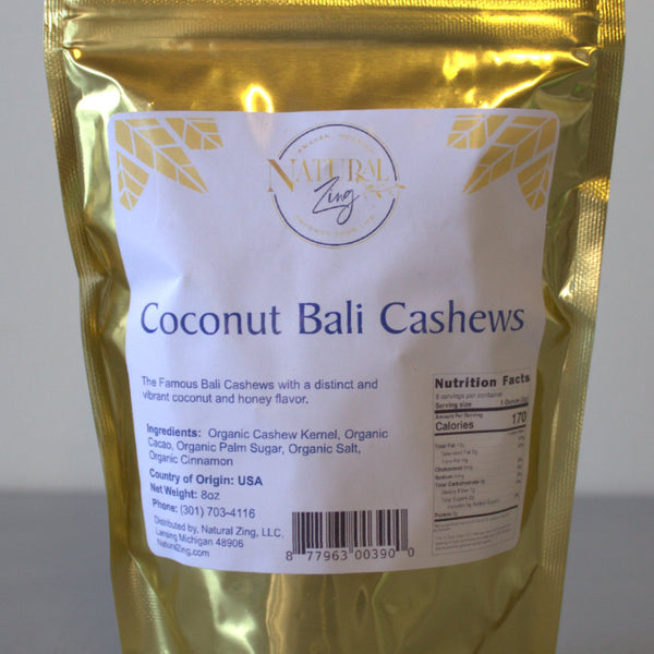 Coconut Bali Cashews - Natural Zing