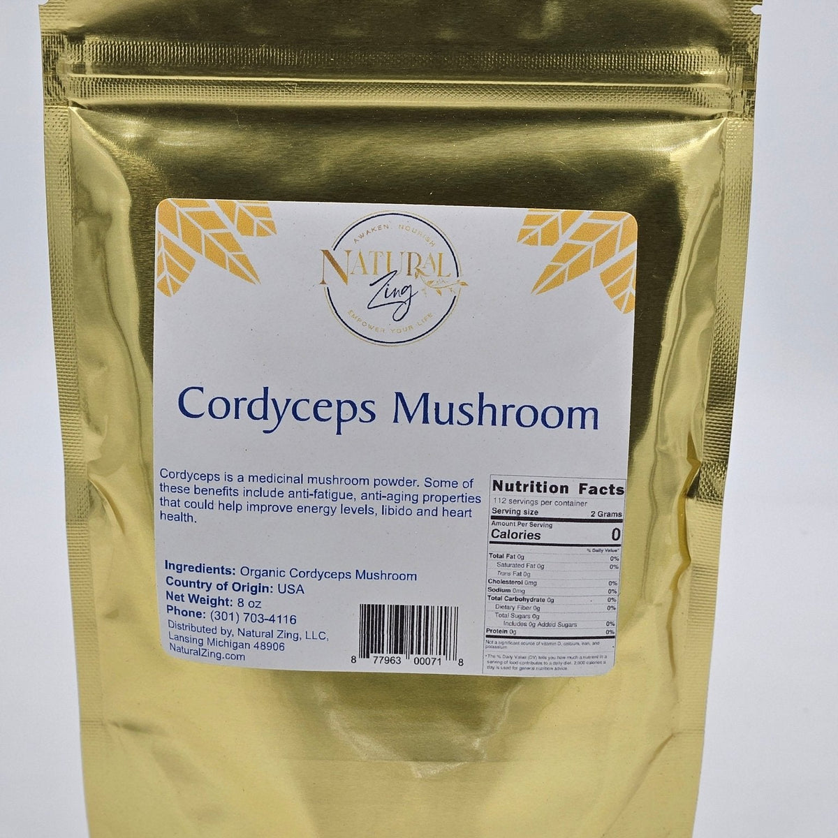 Cordyceps Mushroom Powder - Natural Zing