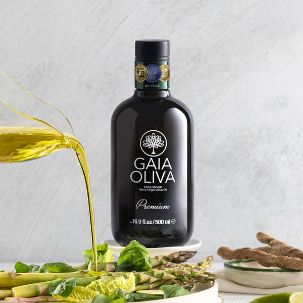 Gaia Oliva Extra Virgin Olive Oil 16.9oz (Award Winning) - Natural Zing