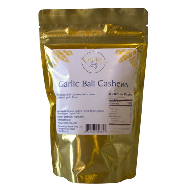 Garlic Bali Cashews - Natural Zing