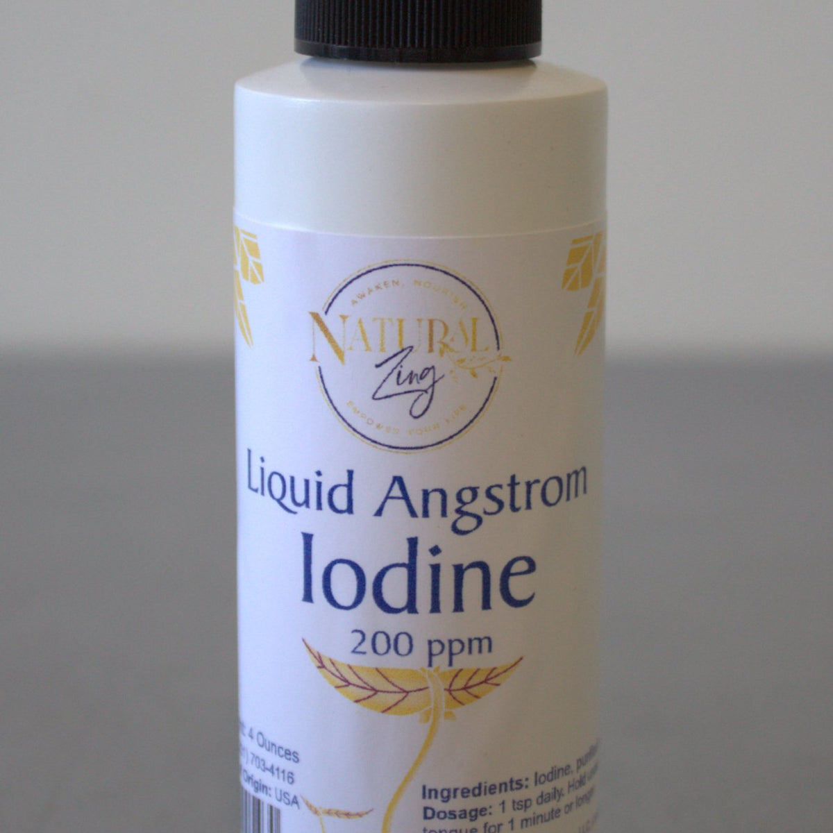 Iodine 200 PPM - Natural Zing