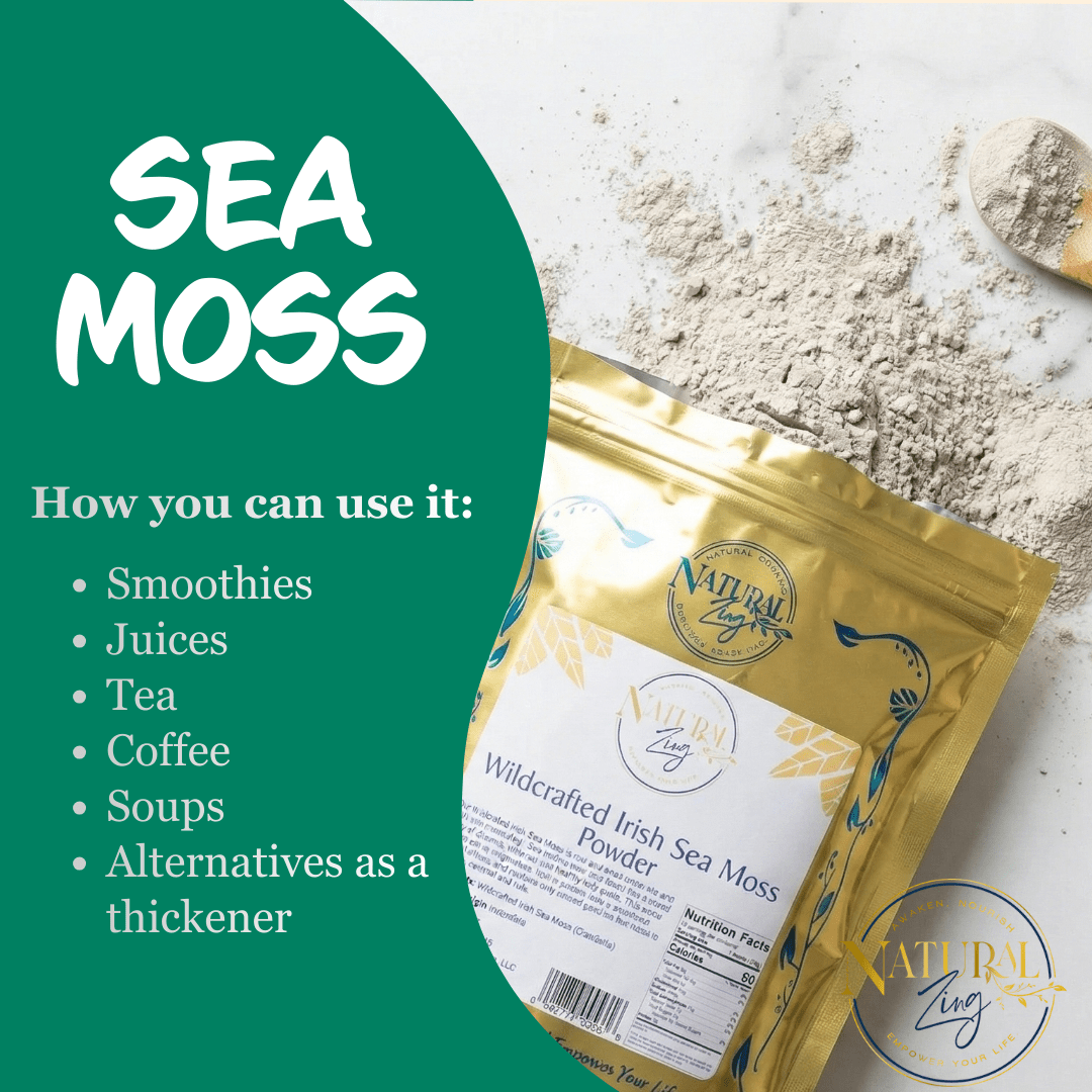 Irish Sea Moss Powder - Natural Zing