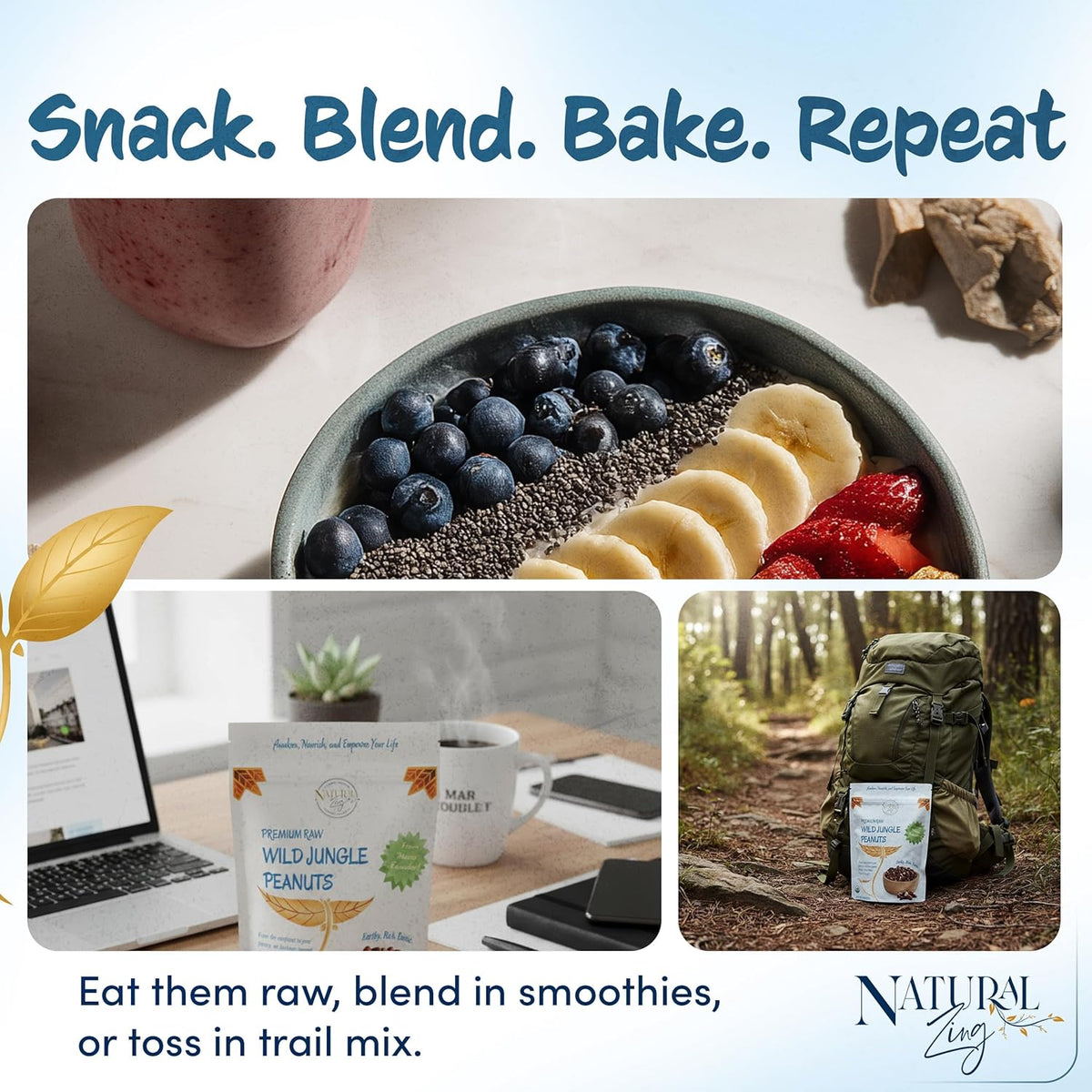 Jungle Peanut Butter | Raw Peanut Butter - Natural Zing