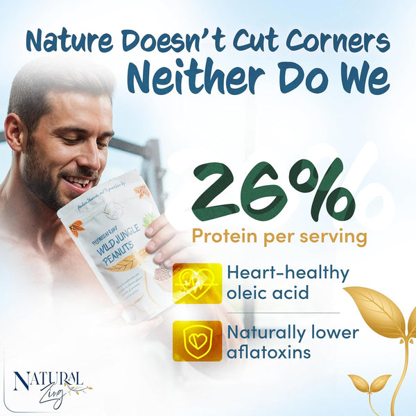 Jungle Peanut Butter | Raw Peanut Butter - Natural Zing