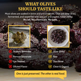 Organic Botija Raw Olives - Aji - Natural Zing