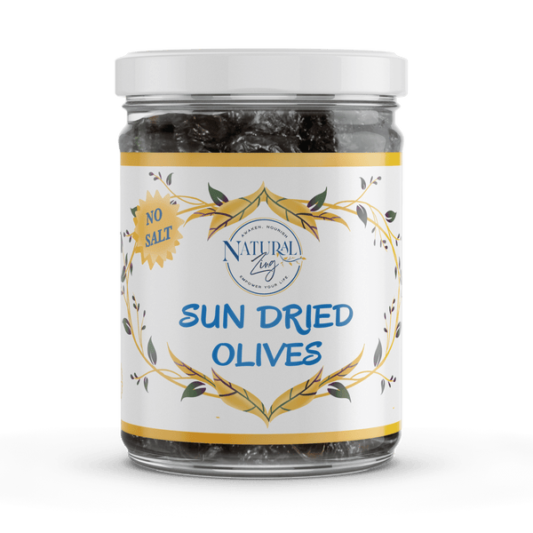 Organic Sun - Dried Peruvian Botija Olives | No salt added | Low Sodium Olives | Non Fermented Olives | - Natural Zing