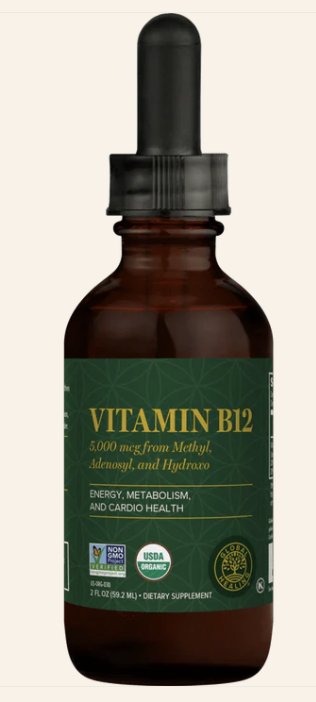 Organic Vitamin B12 Liquid - Global Healing - Natural Zing