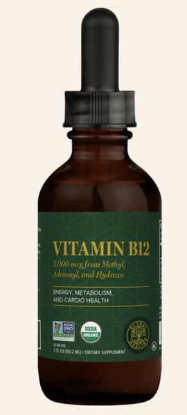 Organic Vitamin B12 Liquid - Global Healing - Natural Zing