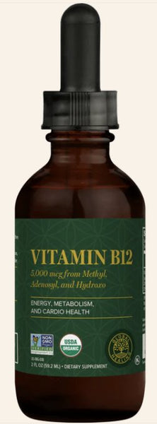 Organic Vitamin B12 Liquid Global Healing - Natural Zing