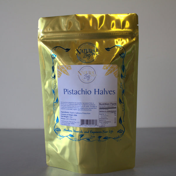 Pistachio Halves - Natural Zing