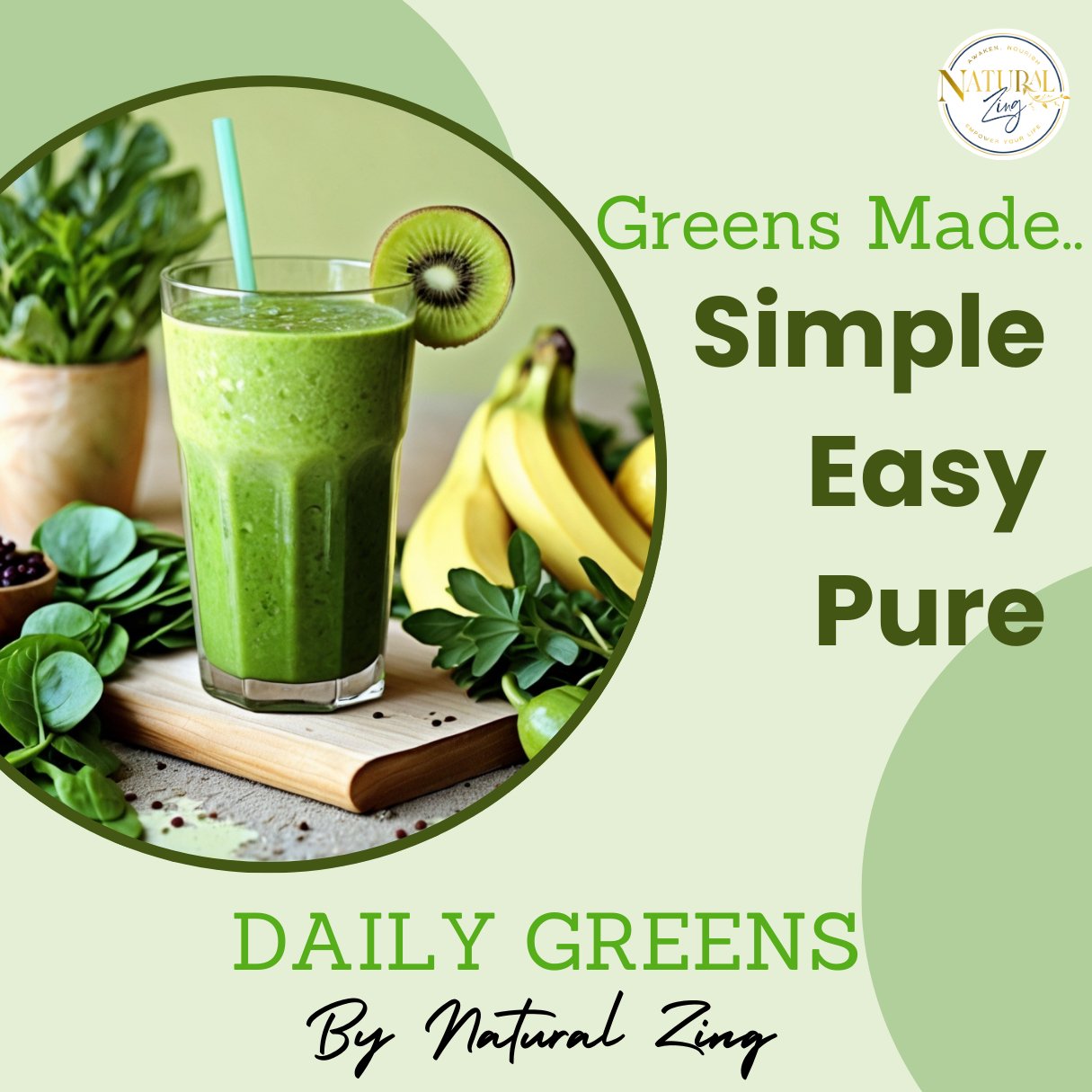 Power Greens - 7 Juiced Greens/Digestive Enzymes