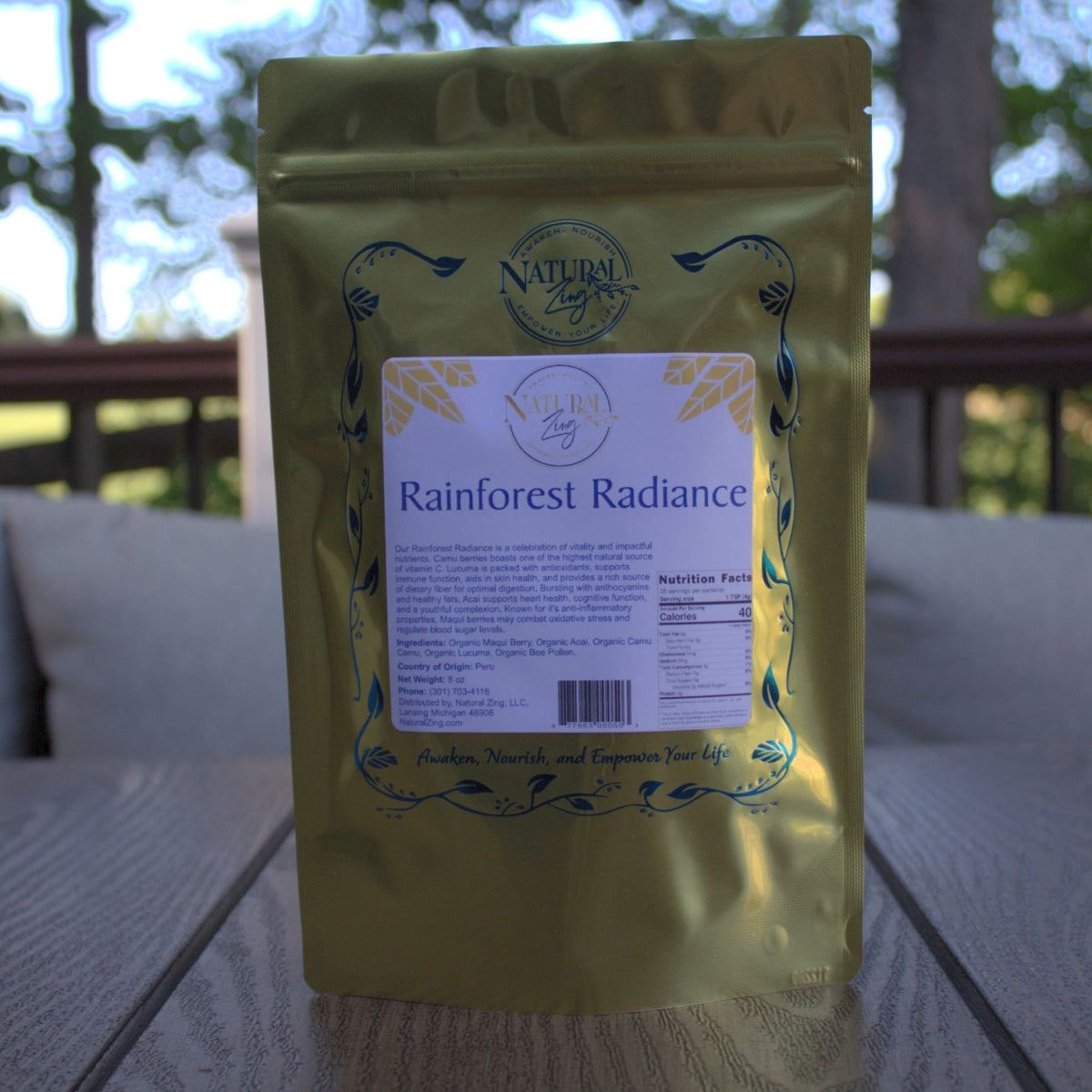 Rainforest Radiance Superfood Blend (Zura Berries) - Natural Zing