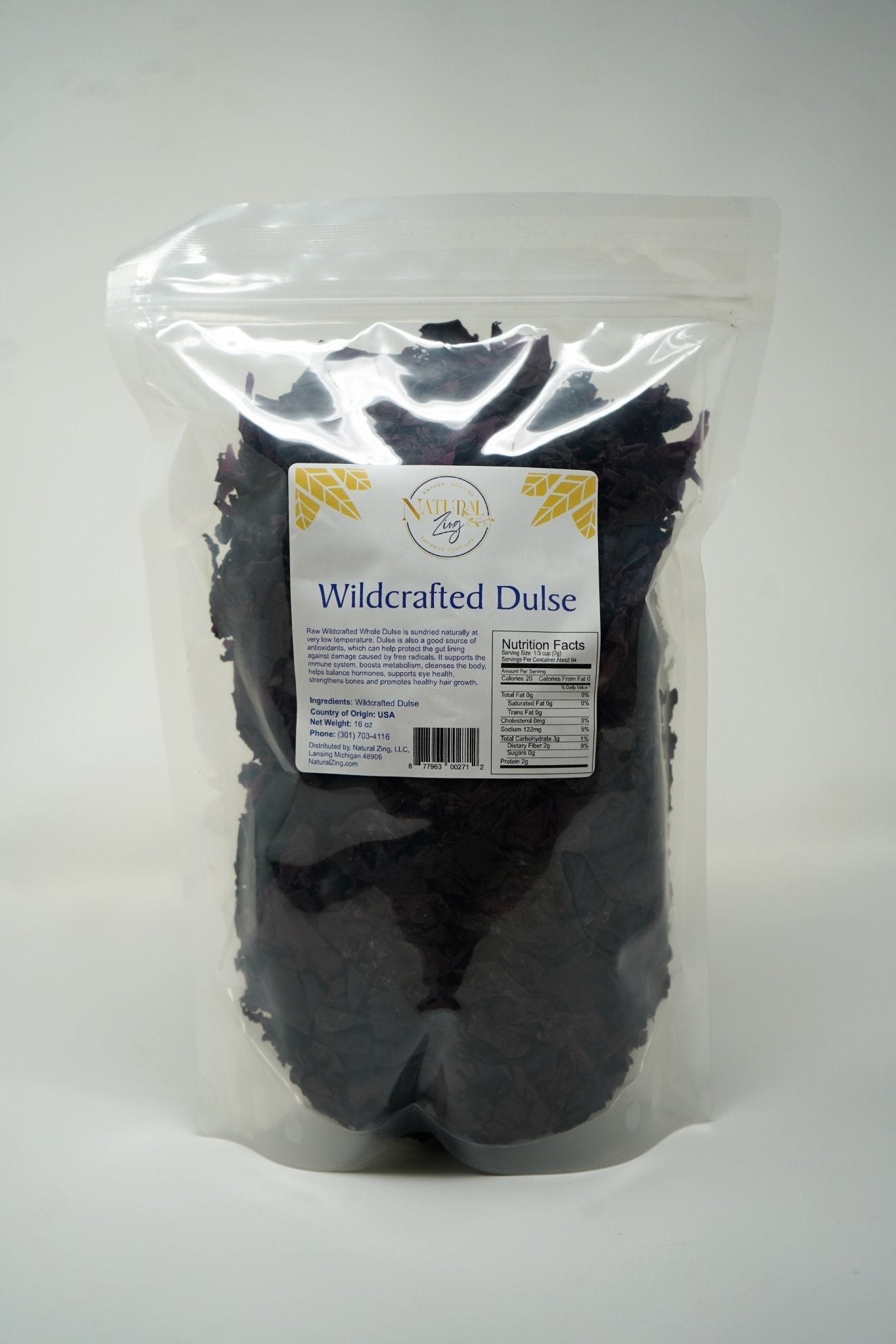 Raw Whole Dulse Leaf – Natural Zing