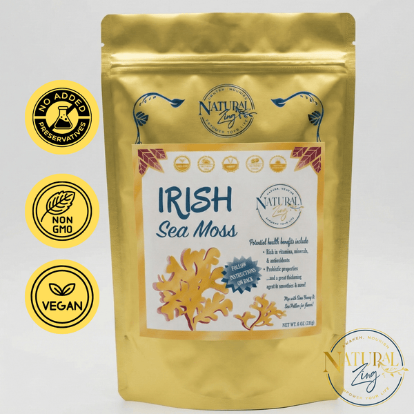 Raw Sea Moss (Irish Moss) - Natural Zing