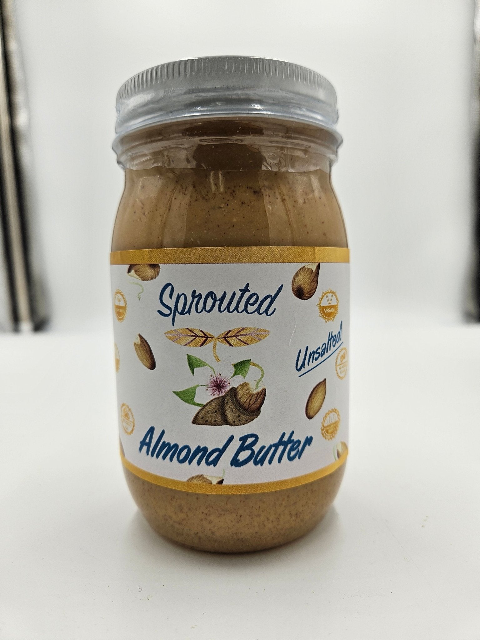 Raw Sprouted Almond Butter 16 oz