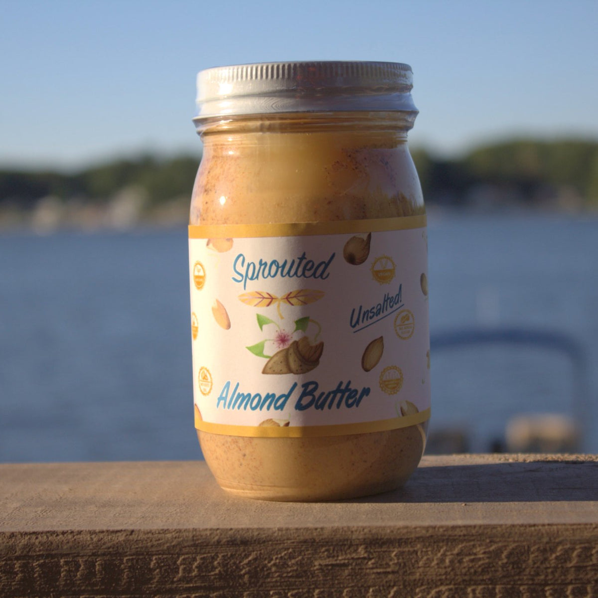 Raw Sprouted Almond Butter - Natural Zing