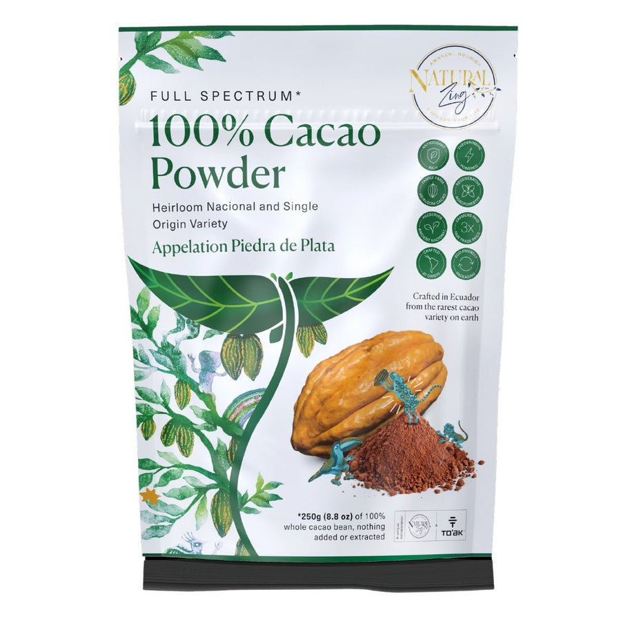 Toak Ceremonial Cacao Powder - Natural Zing