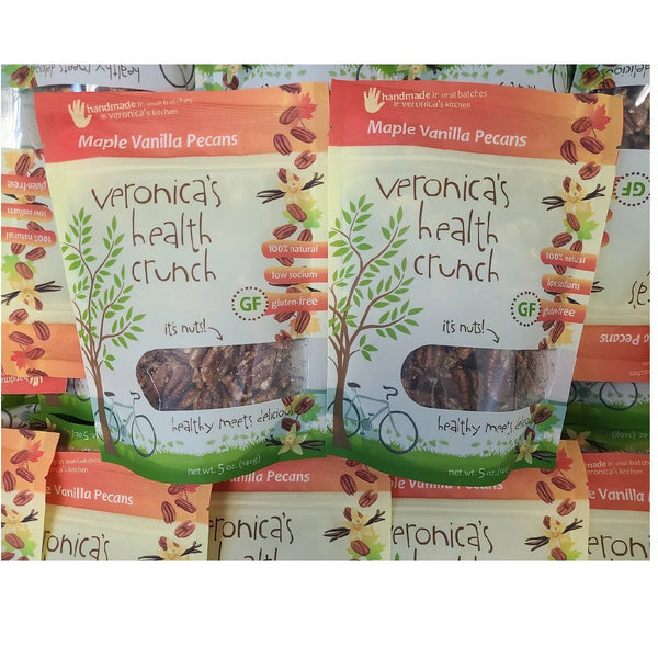 Veronica's Health Crunch - Maple & Vanilla Pecans - Natural Zing