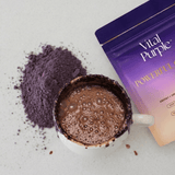 Vital Purple: High Flavanol Cocoa Powder- 25% Fat | 6 oz | High Antioxidant Cacao | Low Cadmium Cacao - Natural Zing